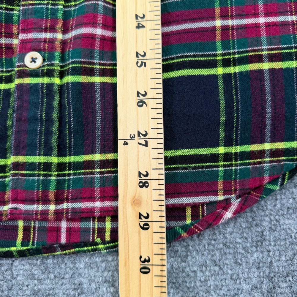 NN07‎ No Nationality Shirt Mens Large Plaid Levon Button Down Long Sleeve Pocket - Picture 8 of 12